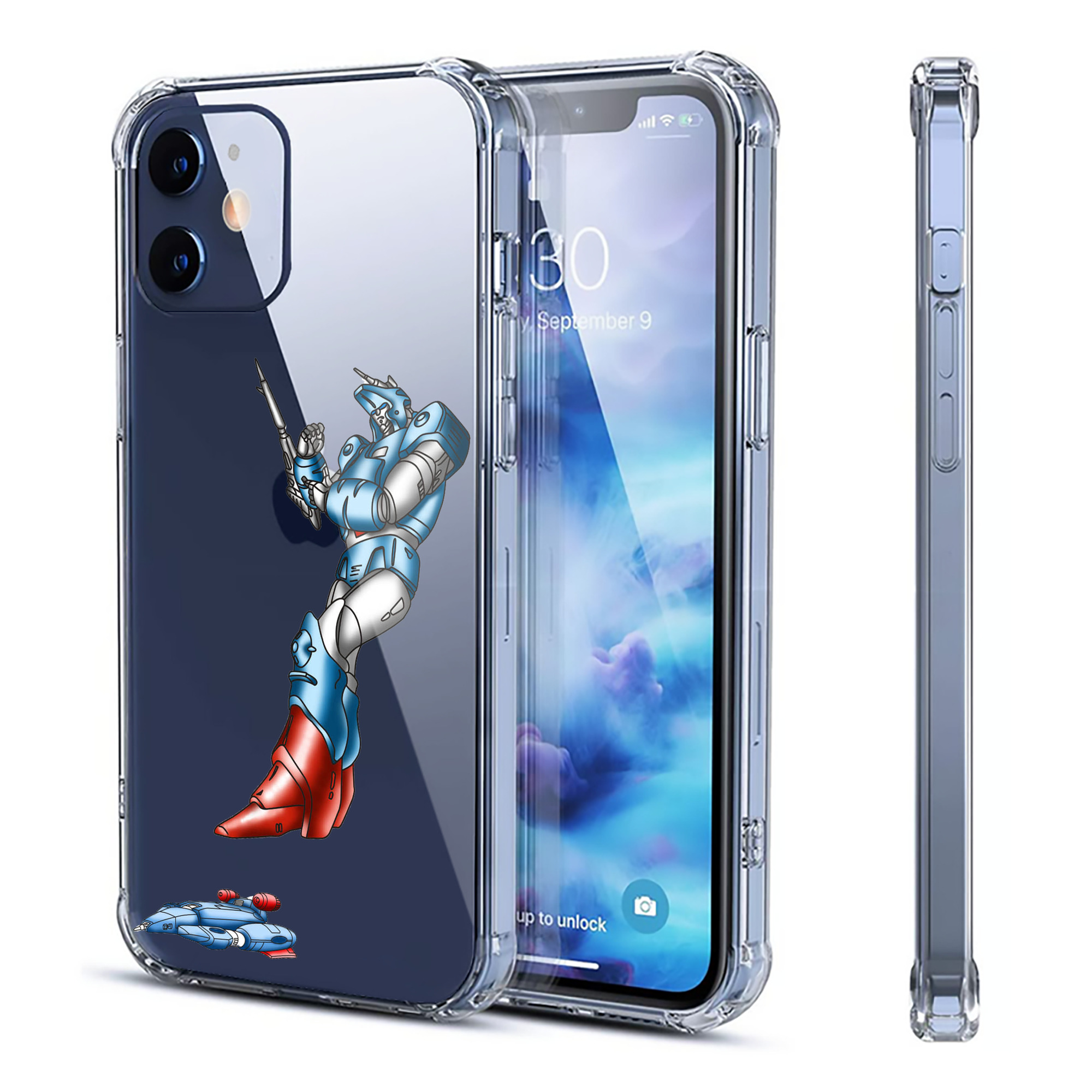 （画像用）  【iPhone 12シリーズ対応】透明スマホケース（クリアソフトケース）